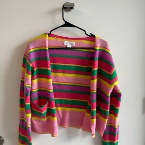 Velvet Women's Multicolor Striped Cardigan